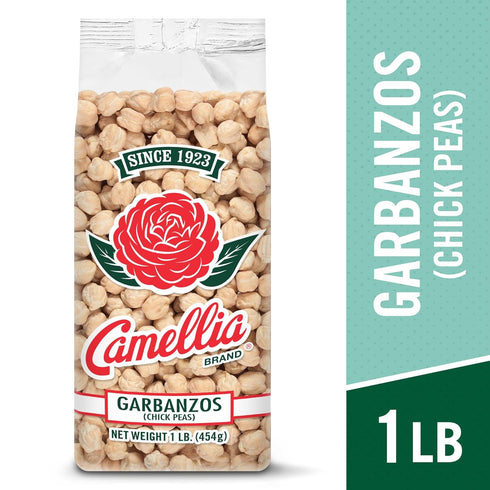 Hummus, 1 (Pack 2) Camellia Brand Dried Garbanzo Beans (Chickpeas) Premium Non-GMO Chickpeas for Salads, Soups