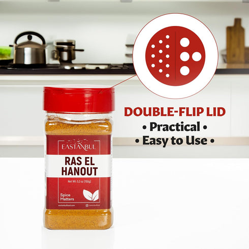 5.3oz, Eastanbul Ras El Hanout Spice, Meat Seasoning, All-in-One Ras El Hanout Moroccan Spice Blend, North African