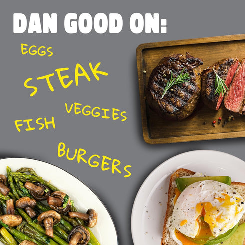 2.5 oz Dan-O's Preem-O Seasoning, Bottle, Meat Seasoning for Steak, Ribs, Chicken, Brisket and More, Sugar Free, Zero