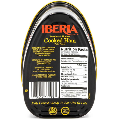 16 oz Iberia Boneless & Skinless Cooked Ham