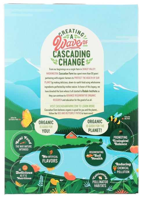 9.5 Oz Cascadian Farm Organic Cereal, Honey Nut O's