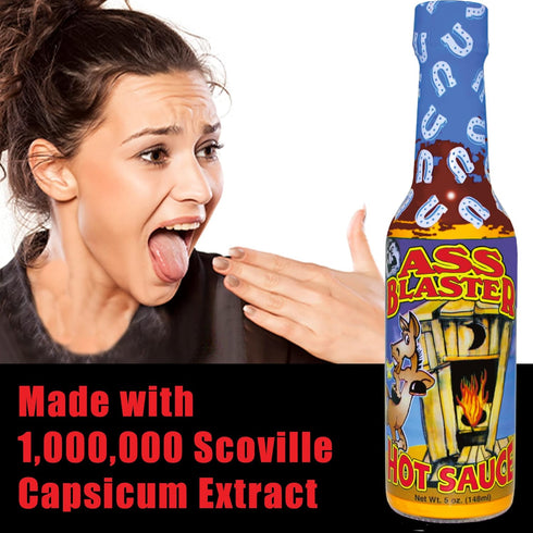 Premium Gourmet Blaster Hot Sauce, Ultimate Habanero Gift Set with Outhouse Box