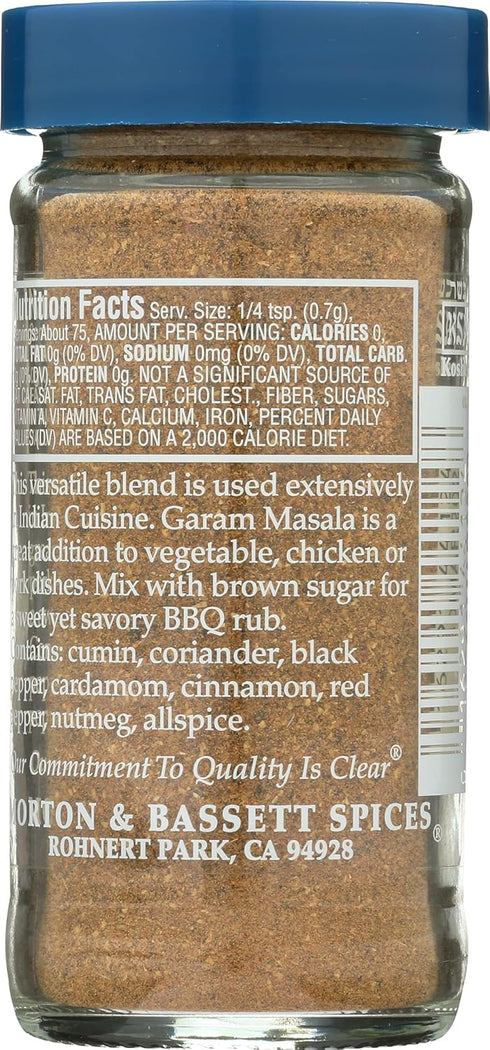 Morton & Bassett Garam Masala (1.9 Ounce)