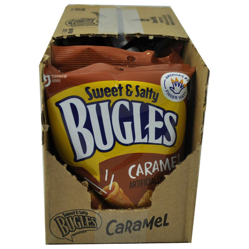 Bugles 3.5 Oz (Pack 7) Corn Snacks, Caramel