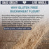 5 Lb Great River Milling Organic Buckwheat Flour | Gluten Free Flour Alternative | USDA Organic, Non-GMO, Kosher |