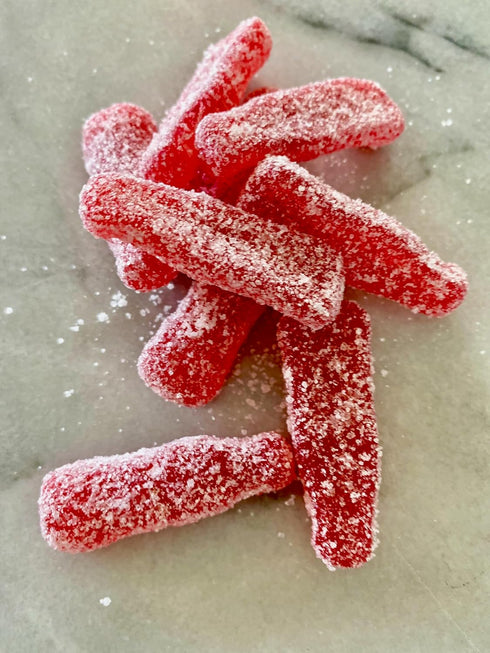Swedish Sour Raspberry Soda Gummies with Natural Flavors and Colors, Gluten Free