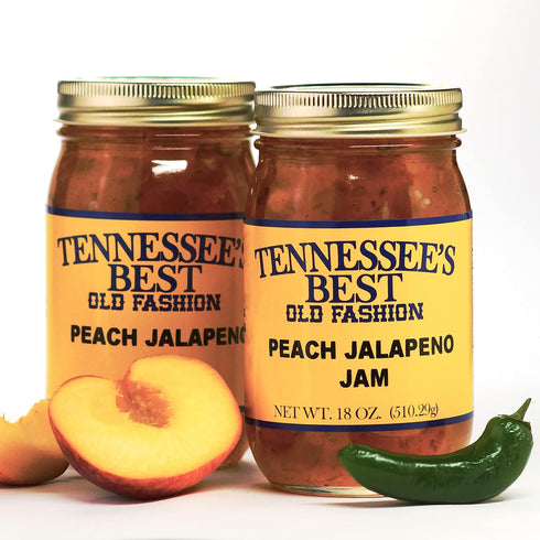 Tennessees Best Old Fashion Style Peach Jalapeno Pepper Jam | Handcrafted With