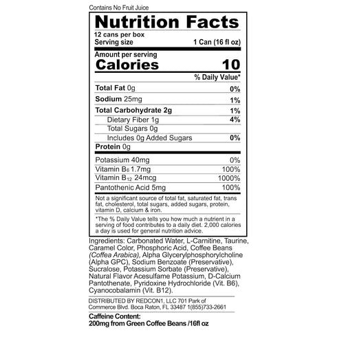 200mg 16oz 80s (12 Pack) JOLT Cola Energy Drink Caffeine, Zero Sugar, Can Classic Flavor, Nootropics, B-Vitamins