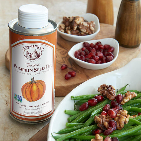 8.45 oz (Pack 2) La Tourangelle, Toasted Pumpkin Seed Oil, Great for Cooking, Salad Dressings, Pastas, and Spreads