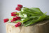 KaBloom PRIME NEXT DAY DELIVERY - Mothers Day Collection - Bouquet of Fresh Red Tulips .Gift for Birthday, Sympathy
