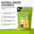 2 lb Packed Oh! Nuts Ginger Candy - - Dried Fruit Slices - with Crystallized Sugar Candied Coating - Dehydrated Fruit