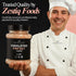 2.2 lb 84 Zestiq Foods Himalayan Pink Salt Natural, Kosher & Unprocessed Coarse Grain, Jar, Rich in Minerals