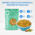 100% 10oz (1-Pack) Greek Goddess Gourmet Baklava Bliss Granola with Pistachios, Walnuts, Wildflower Honey, Cinnamon