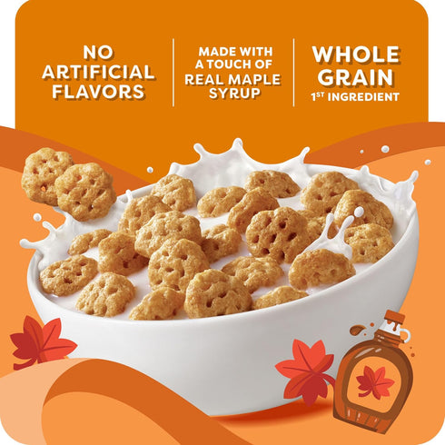 12.7oz (1 Kashi Breakfast Cereal, Whole Grain, Vegan, Maple Waffle Bites, Box Box)