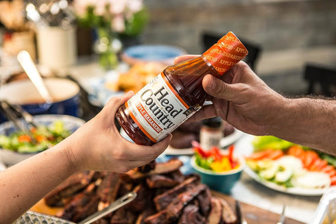 Country 20 (Pack 6) Head Bar-B-Q Sauce, Apple Habanero | Ounce of | Sweet Apple & Spicy Habanero Championship Barbecue
