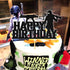 Video Game Happy Birthday Cake Topper, Funny Level Up Cake Decor for Game Controller Party Supplies