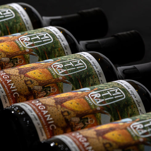 1L, MITIRA Organic Extra Virgin Olive Oil, Plant-based, Cold Extracted, PGI, All Natural