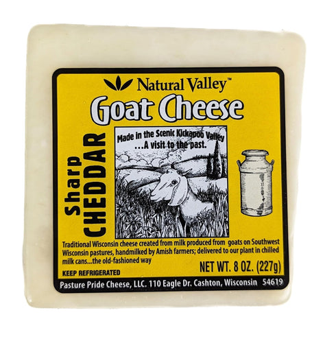 Generic Amish Country Sharp Cheddar Goat Cheese 8 oz