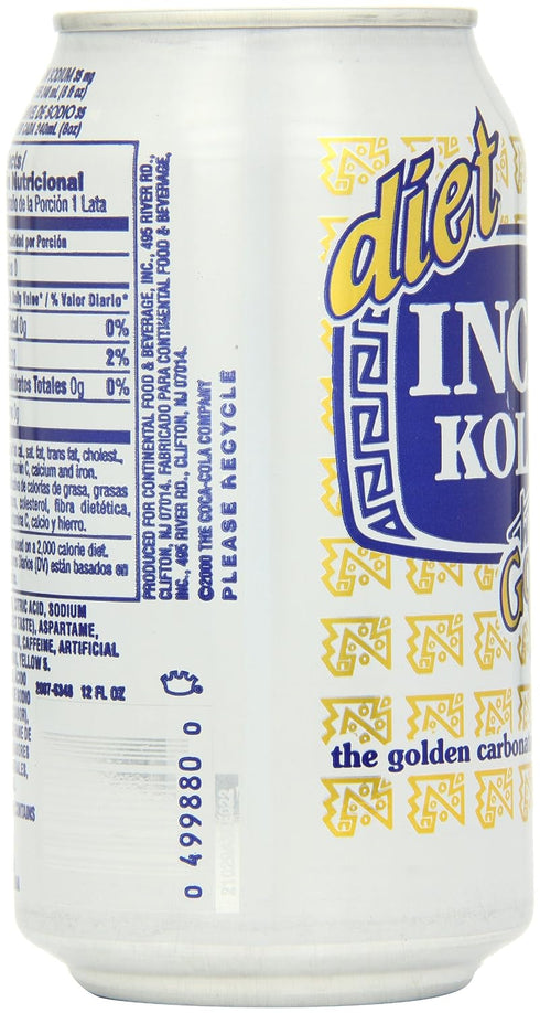 Inca Kola 12-Ounce, 24-Count , Diet, Cans