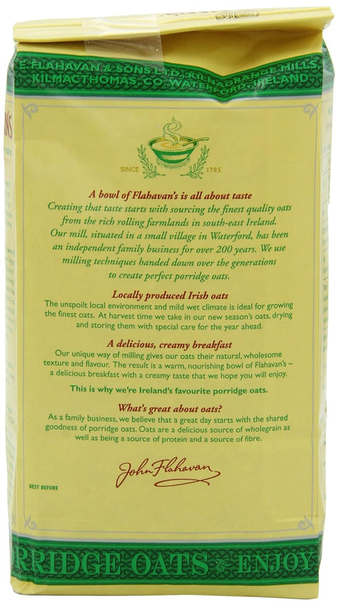17.5-Ounce (Pack 6) FLAHAVAN'S Irish Porridge Oats, Bags