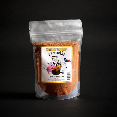 Flavor Infused Tenderizing Brine, Lemon Pepper, 8oz
