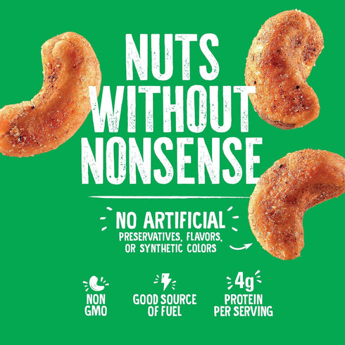 (1-Pack) 5 Oz Emerald Nuts Sriracha Seasoned Cashews | Resealable Bag | Plant-Based Protein, Kosher Certified, Non-GMO