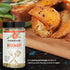 Farberware Pizza Spice Blend Set in Glass Jars (Basil, Oregano, Rosemary) with Removable Sifter Caps
