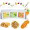 3-Pack Dehydrated ORANGE,LEMON & LIME,9oz total,Premium Craft Cocktail Garnish With10 Pcs Drink