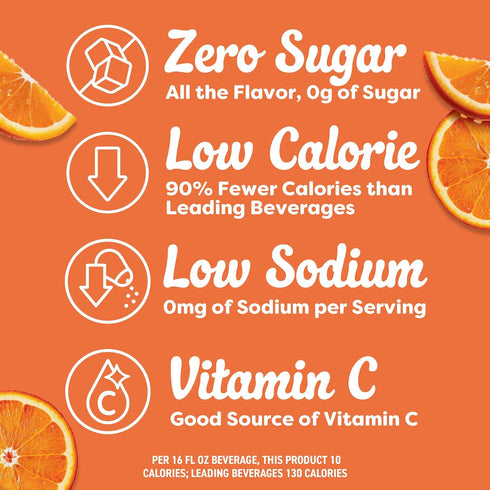 10 2 Crystal Light On The Go Sunrise Classic Orange Drink Mix, ct, pk