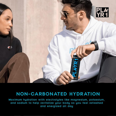 PLAYR1 24 pack Sour Blue Raz Caffeinated