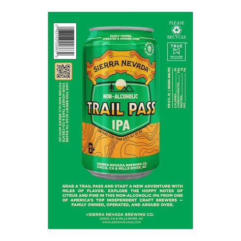 SIERRA NEVADA 6 Pack, 12 Oz , Non-Alcoholic IPA, Fl Cans