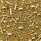 Gold Sprinkles Pearl Sugar Candy Mix Size Baking Cake Decorations Cupcake Toppers