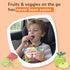 3 12 Pack 3 Hapinest Smoothie Crisps - Freeze-Dried Fruit & Veggie Snacks for Kids Ages Years and Up, Free From Added