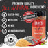 10.4 Oz Lane's Sweet Heat Rub Seasoning, All-Natural BBQ Brisket Rub Goes Well with Butt Rub Seasoning, No MSG Brisket