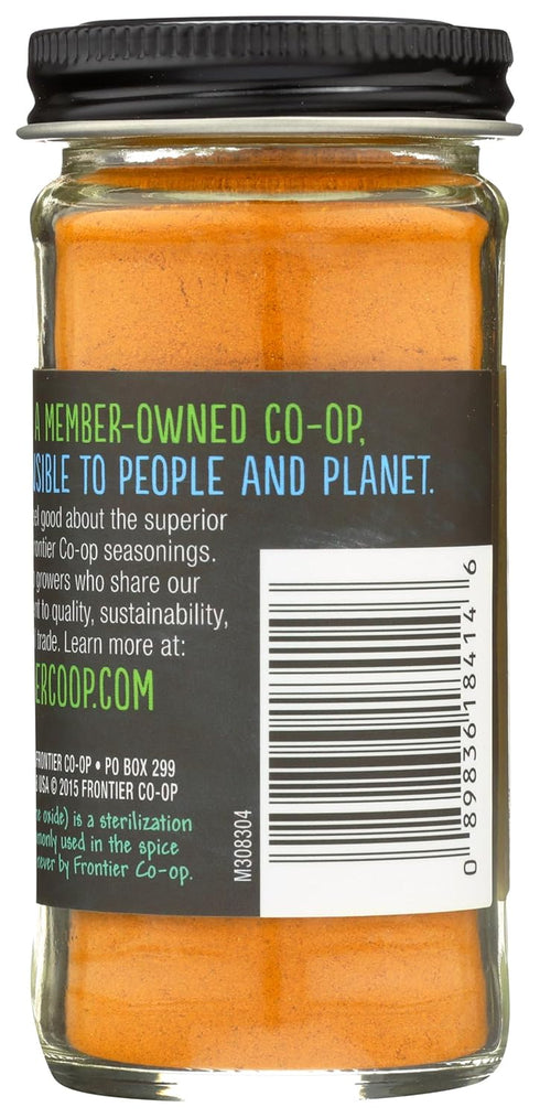 1.92 Frontier Co-op Ground Turmeric Root, Ounce Bottle, Distinct Pungent Aroma, Ginger & Pepper-Like Flavor, Kosher