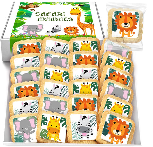 Safari Animal Cookies Theme Individually Wrapped themed Party Favors Baby Shower 24