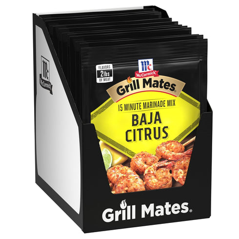 McCormick Grill Mates Baja Citrus Marinade Mix, 1 oz (12 Pack)
