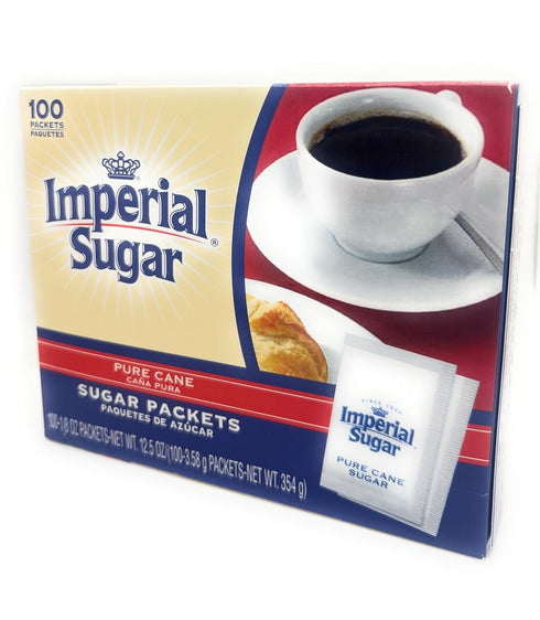 Imperial Sugar Packets 100 packets 2 Pure Cane Sugar - boxes