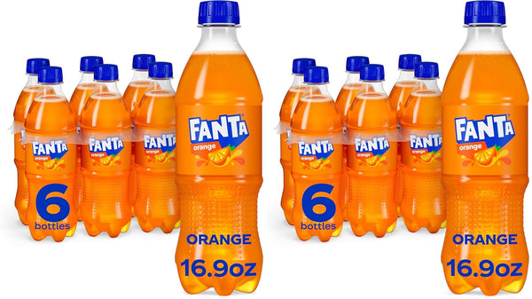 Fanta Orange Soda | Soft Drink | 16.9 fl oz | 12
