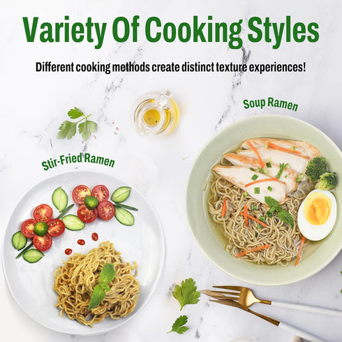 (32g) 8 Packs, VOLO VERO High Protein Instant Ramen Noodles Soup Chicken Flavor, Vegan, Plant-Based, Non-Fried, Low