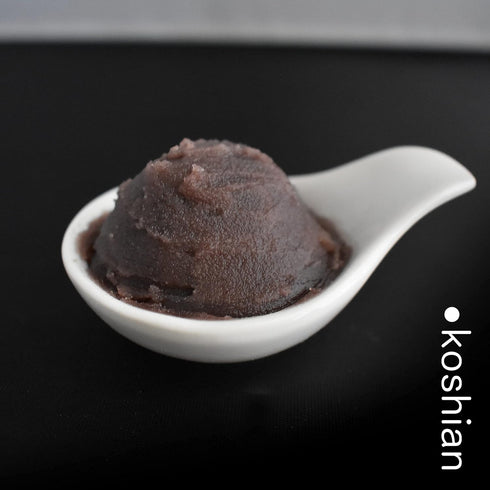 17.6OZ(500g) chaganju Red Bean Paste, Adzuki Beans, Japanese Mochi Rice Cake Anko, Strained KOSHIAN -VEGAN