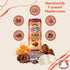 12oz 6 Pack High Ground Elixir Mushroom Seltzer Strawberry Peach | Lions Mane for Focus, Reishi for Stress, Cordyceps