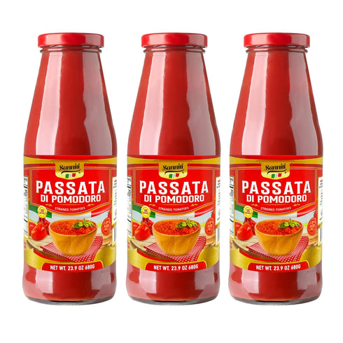 Sanniti Passata di Pomodoro | Strained Tomatoes | 100% Natural Italian Tomatoes