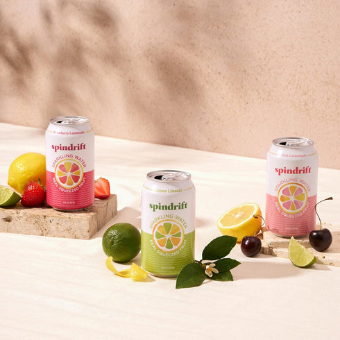 3 20 Pack,12 Oz (Pack 20) Spindrift Lemonade Flavor Variety Fl