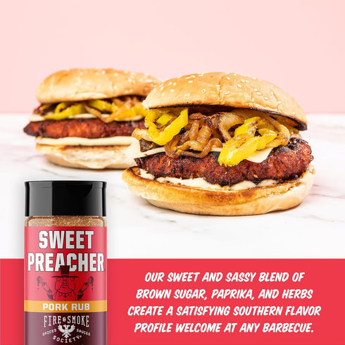Pack Set (4-Pack) Fire & Smoke Society Flavor Core Variety | BBQ Rubs and BBQ Seasonings for Smoking and Grilling |