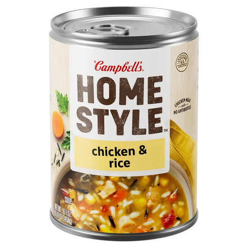 Campbell's Homestyle Campbells Homestyle Chicken and Rice Soup, 16.1 oz Can