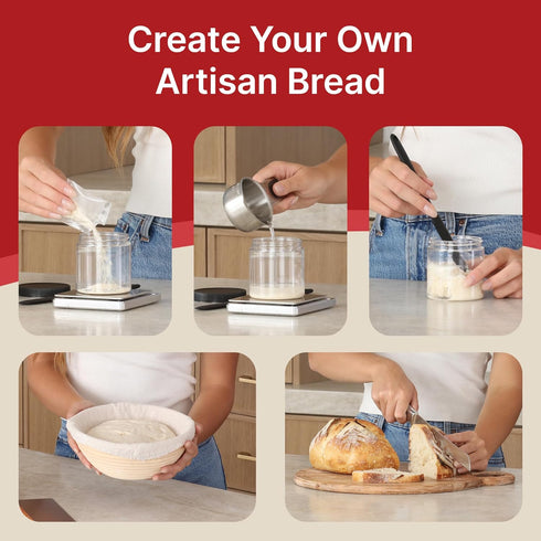 (Pack 1) Apron Maven Premium German Bavarian Heirloom Sourdough Starter Culture, Lively Dry Starter for Rye Breads