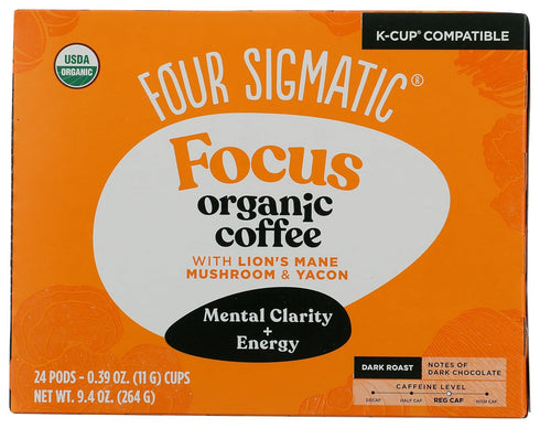 Four Sigmatic, Coffee Pods Think Organic, 24 Count