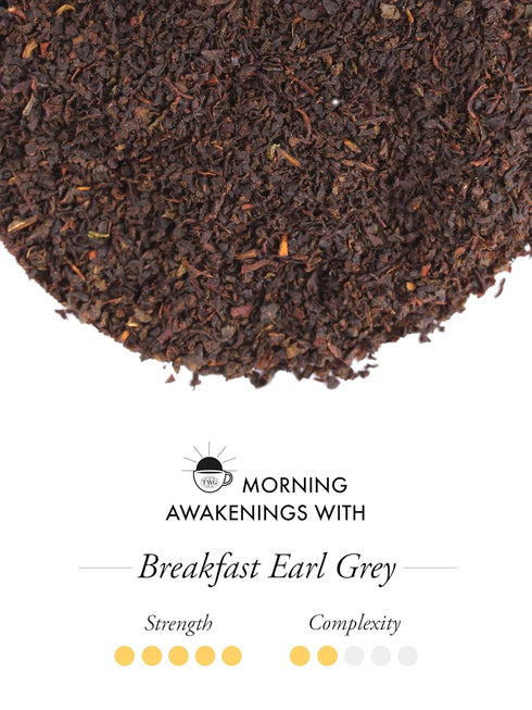 15 Set TWG Tea | Breakfast Earl Grey | Black Tea | Bergarmot | Hand Sewn Cotton Teabags | Gift