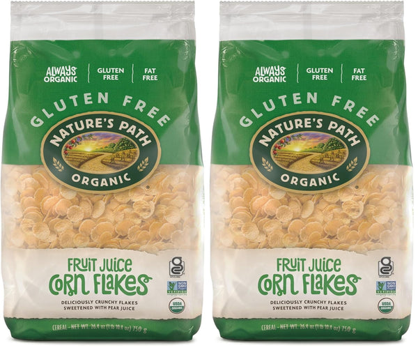 Nature's Path Organic Fruit Juice Corn Flakes Gluten Free, Non-GMO, Earth Friendly